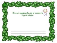 Día del Padre: diplomas para imprimir