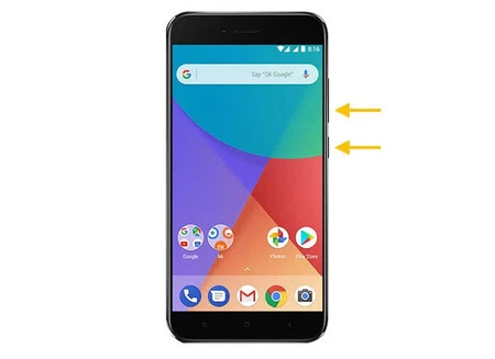 一部の Android スマートフォンでは、電源ボタンを長押しして音量を下げると強制的に再起動できます。