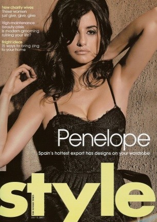 Penélope Cruz tiene Estilo... a pesar de que sus pestañas sean falsas