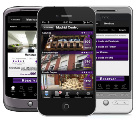 Aplicaciones viajeras para reservar hotel a último momento 