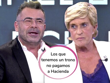 ¡Estoy hasta las narices! El monumental zasca de Chelo García Cortés a Jorge Javier Vázquez: "Si no me crees, pregúntaselo a Hacienda"