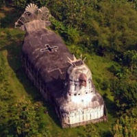 La iglesia más friki del mundo tiene forma de gallina, debió ser paloma y no una iglesia