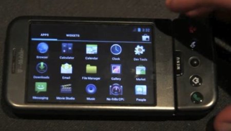 Google Android Ice Cream Sandwich portado a un HTC G1