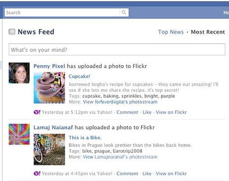 flickr se integra en facebook de forma oficial