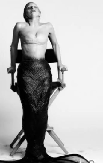 Lady Gaga la sirenita siniestra, ¡uy qué miedo!