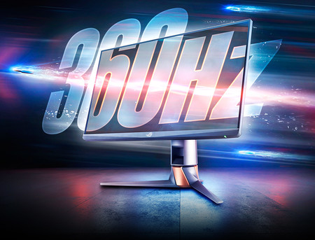 ASUS anuncia el ROG Swift 360Hz PG259QN: un monitor Full HD enfocado al gaming con nada menos que 360 Hz de refresco