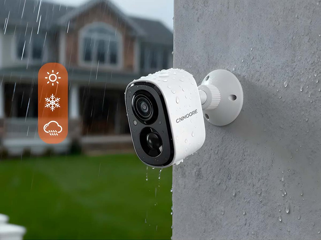 Cámara de seguridad con batería para 80 días, resistente al agua y grabación 2.5K. En menos de 400 pesos en Mercado Libre  