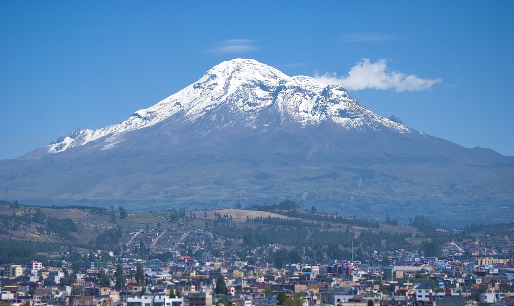 La cumbre montañosa a más distancia del centro de la Tierra no es la que estás imaginando