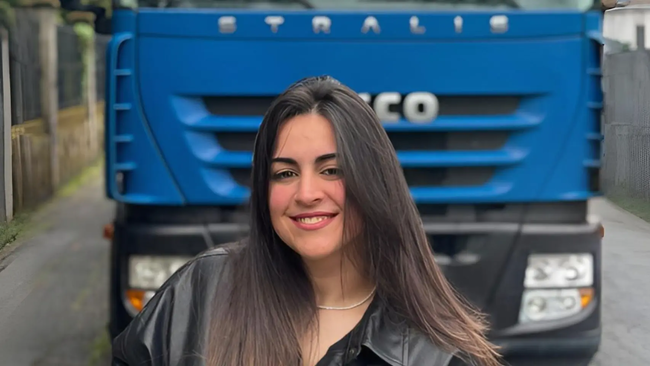 Andrea, camionera