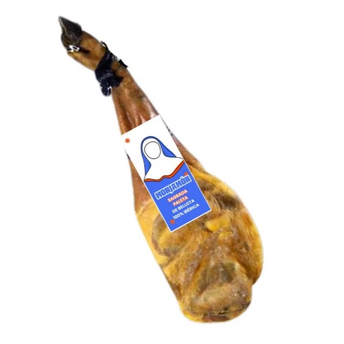 Sagrada Paleta De Bellota 100% Ibérica 30 meses Premium- Pata Negra - Monjamón [ Elegido Producto del Año 2025] - Brida Negra