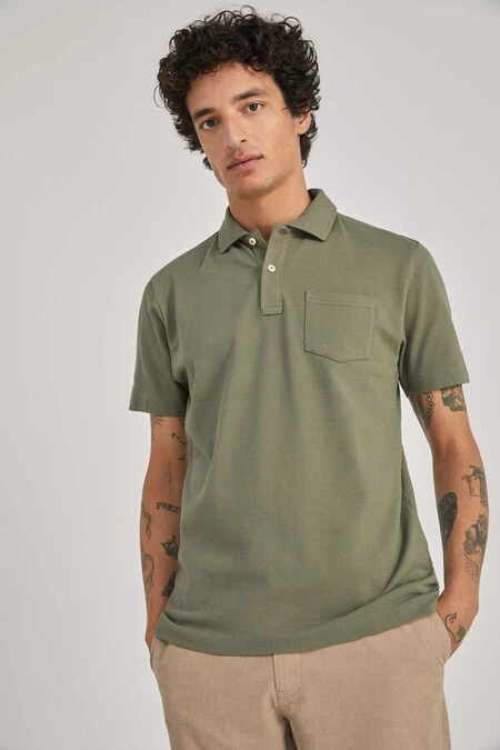 Polo piqué bolsillo