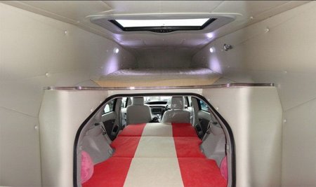 Toyota Prius Camper Van interior
