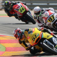 FIM CEV Repsol, Joan Mir y Edgar Pons pasan la apisonadora en Aragón 