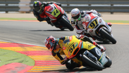 FIM CEV Repsol, Joan Mir y Edgar Pons pasan la apisonadora en Aragón