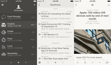 Reeder 2 se lanza en la App Store adaptado a un mundo sin Google Reader y con iOS 7
