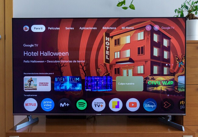 Android TV Pantalla de inicio