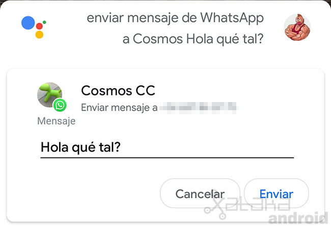 Cómo enviar y escuchar mensajes de WhatsApp con el Asistente de Google
