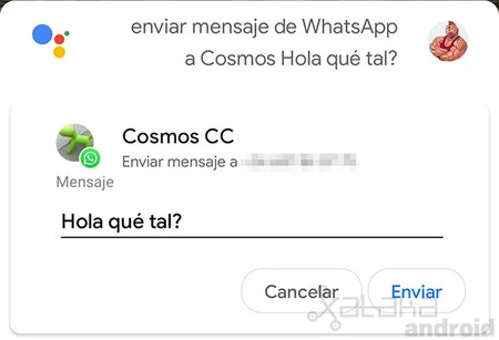 Cómo enviar y escuchar mensajes de WhatsApp con el Asistente de Google