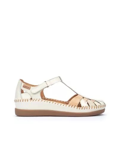 Pikolinos Zapatos semiabiertos en Cuero CADAQUES para Mujer Color Nata