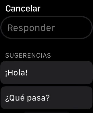 responder notificación apple watch whatsapp