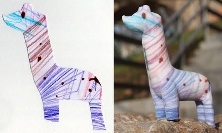 Dibujo escultura Crayon Creatures