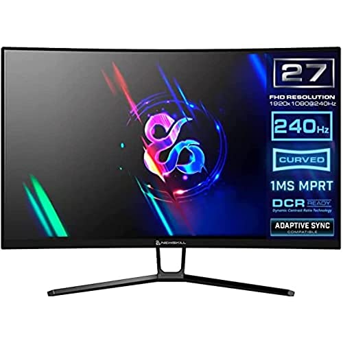 Newskill Icarus 27 Pulgadas FHD 240Hz Monitor Gaming, Negro