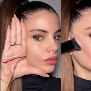 Hacerte el contouring con la mano es el truco de TikTok que no esperábamos ver. Y resulta que funciona
