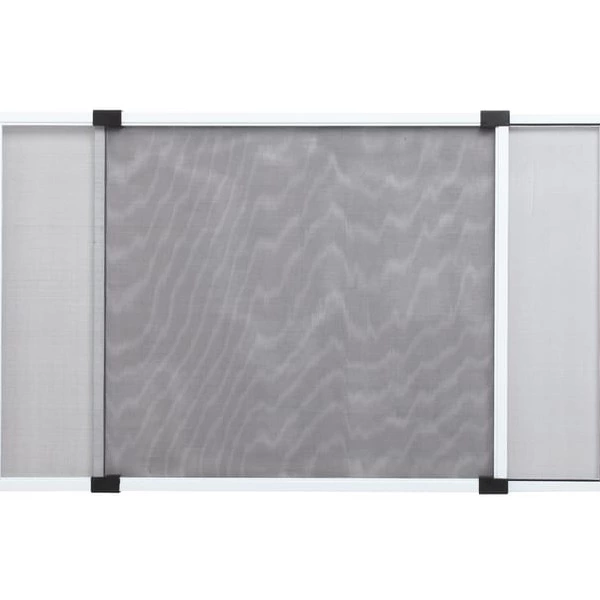 Mosquitera extensible aluminio blanco para ventana tela fibra 70x100-192cm Isoxa