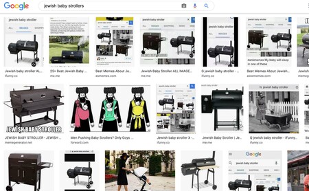 Cochecitos de bebé judíos: los resultados de búsqueda de imágenes que han puesto a Google en un nuevo apuro  