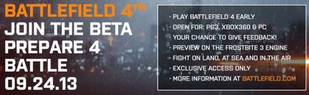 Una imagen sugiere que la beta de 'Battlefield 4' arrancará en septiembre