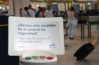 Aeropuertos españoles te preguntan si estás conforme con su servicio ¿Sirve de algo?