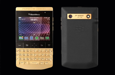 Porsche Design P'9981 Gold, una BlackBerry Bold 9900 muy lujosa y limitada