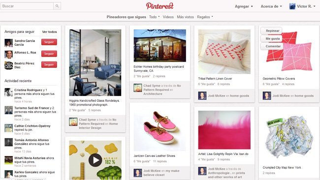 ¡Qué Pinteresante!: Pinterest lanza su versión en español de América