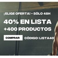 Descuentos de hasta el 40% en más de 400 productos en MyProtein 