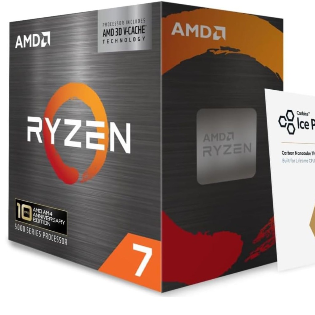 AMD Processador Ryzen 7 5800X3D de 8 núcleos e 16 threads para desktop com tecnologia AMD 3D V-Cache

