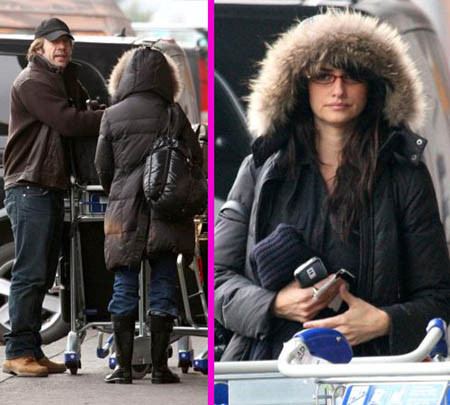 Penélope Cruz y Javier Bardem pasaron las navidades en la nieve