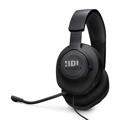 JBL Quantum 100M2 - Audífonos alambricos integrales para Gaming con Cable y micrófono Extraible.