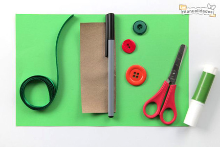 Tarjeta de Navidad con Botones 2