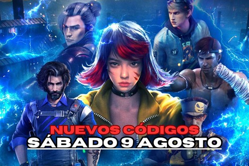 Códigos Free Fire Max hoy Sábado 9 de Agosto con recompensas gratuitas 