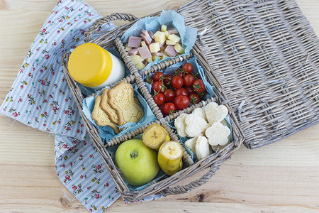 Receta inspiración. Cesta bento para tus pequeños con Osito LULU
