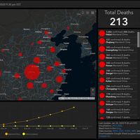 Este mapa monitoriza el avance del Coronavirus casi en tiempo real