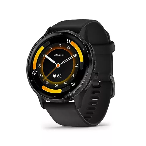 Garmin Venu 3, Smartwatch Premium con GPS, AMOLED, Funciones avanzadas de Salud y Forma física, más de 30 Aplicaciones Deportivas, 14 días de autonomía, Negro