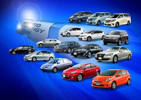 Flota de híbridos de Toyota