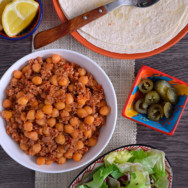 Tacos veganos de garbanzos y soja. La receta que convencerá a todos en casa