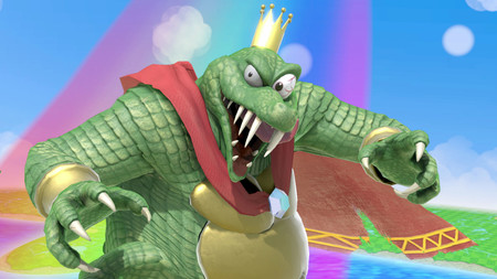 Dos efectos locos en Super Smash Bros. Ultimate: las mutaciones de Canela y Wario y la descomunal corona de King K. Rool