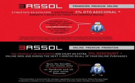 Óptica Bassol hace descuentos en Facebook 