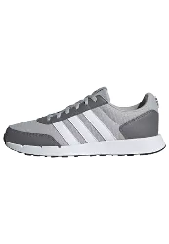adidas Run 50s Shoes, Zapatos Unisex Adulto, Grey Two/Cloud White/Grey Four, 42 2/3 EU