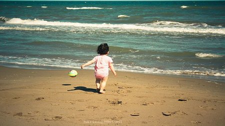 La foto de tu bebé: María disfruta de la playa