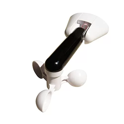 HOME DELUXE - Sensor de Viento KANI para toldo Cofre Completo - Dimensiones: 25 x 6 x 12 cm - 9 Niveles de luminosidad - 5 velocidades del Viento