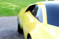 Teaser del Lamborghini Lidia, prototipo diseñado por Luis Camino